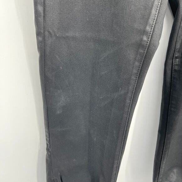 PAIGE Mayslie Jogger Jeans Black Fog Luxe Coating, Women’s Size 28 - Picture 5 of 16